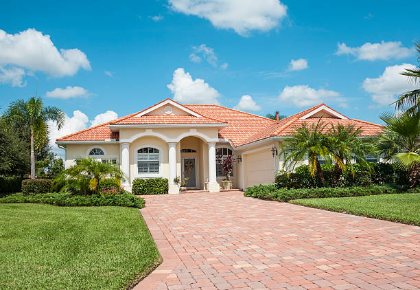 Permeable Paver Driveway in Flatonia, TX